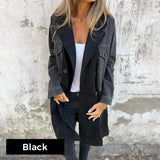 Convent & Co | Mid-length trench coat with denim jean stitching