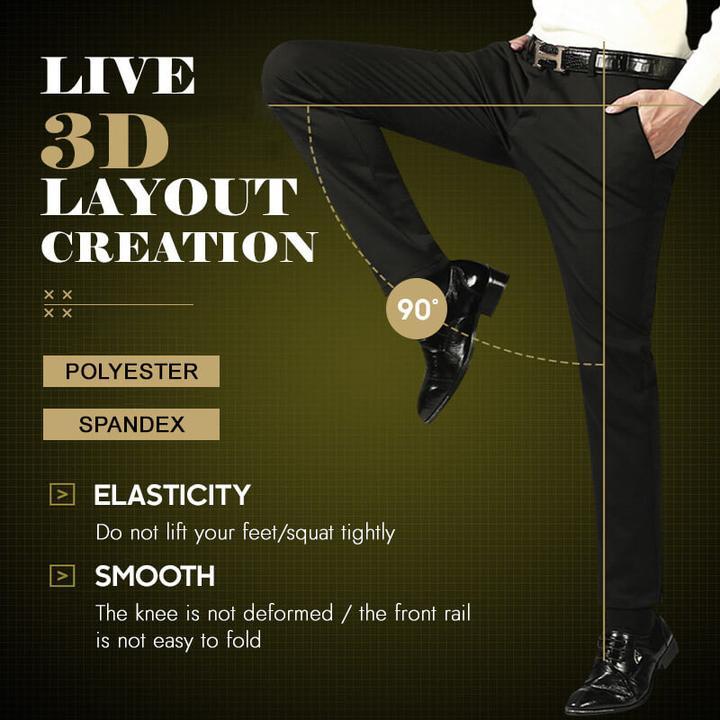 (Limited Time Offer -49% OFF) Classic Men's Trousers with Excellent Elasticity