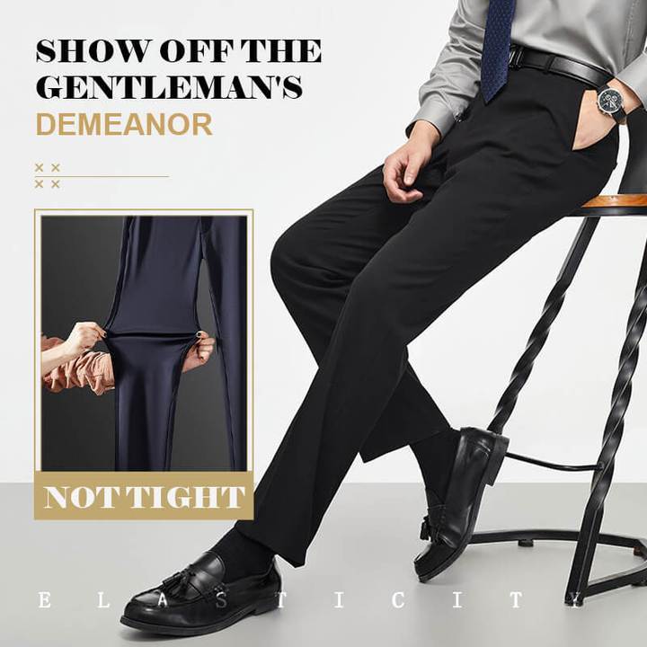 (Limited Time Offer -49% OFF) Classic Men's Trousers with Excellent Elasticity