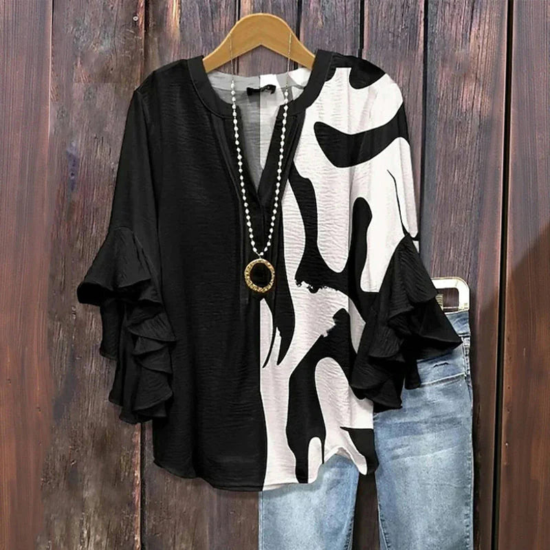 Casual Striped Blouse