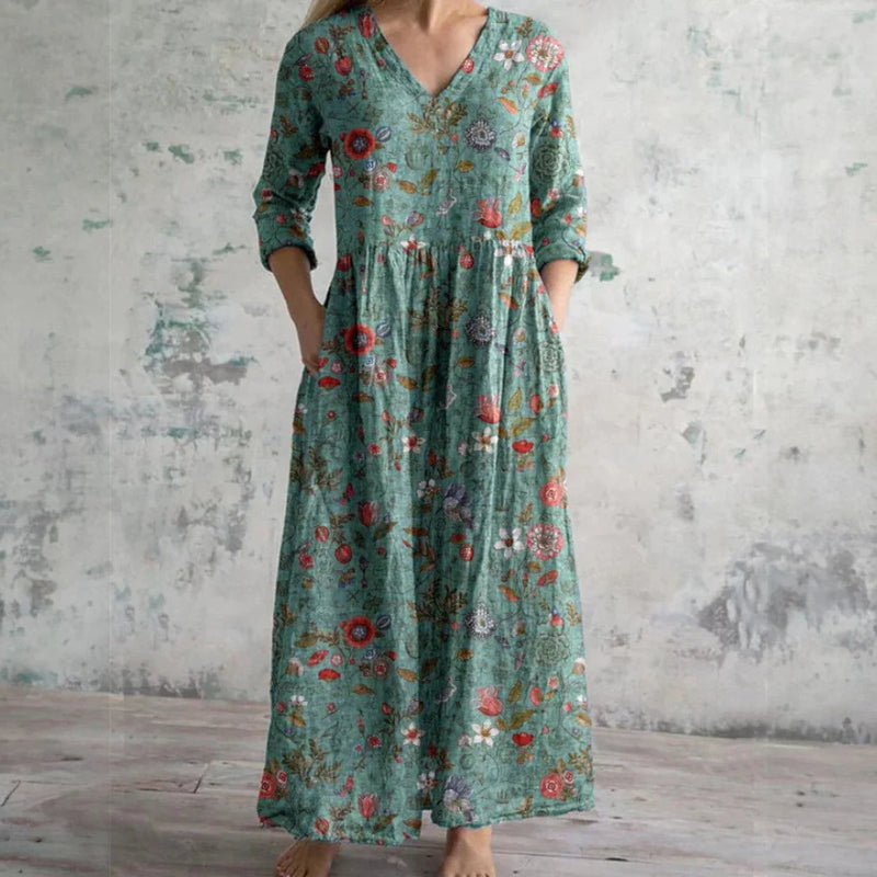 Léna | Robe Longue Florale