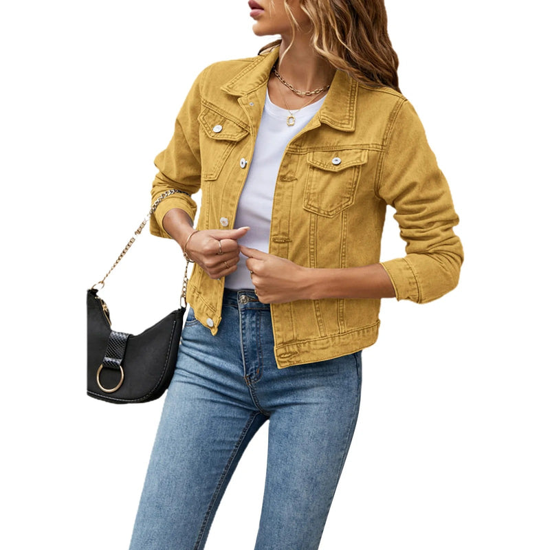 Sofia™ | Stylish Casual Denim Jacket