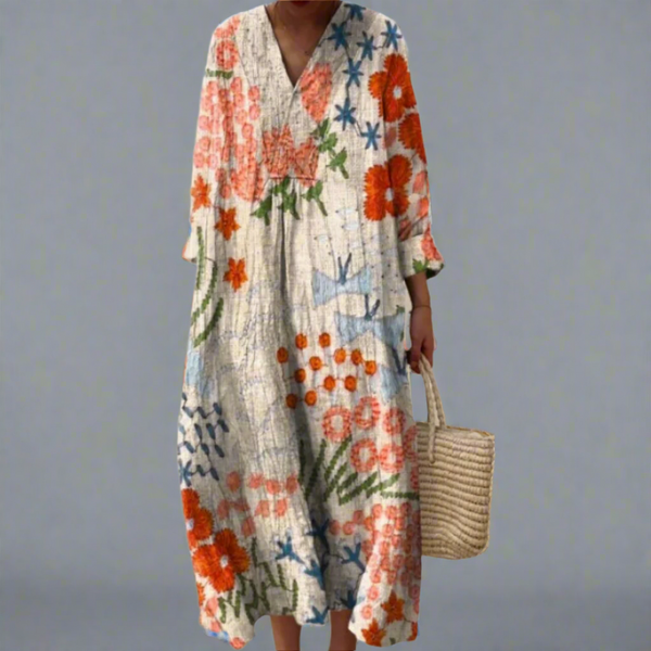 Odélie | Robe Fleurs Esquissées