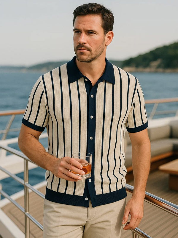 Atlantic Frame Knit Polo – Covent & Co