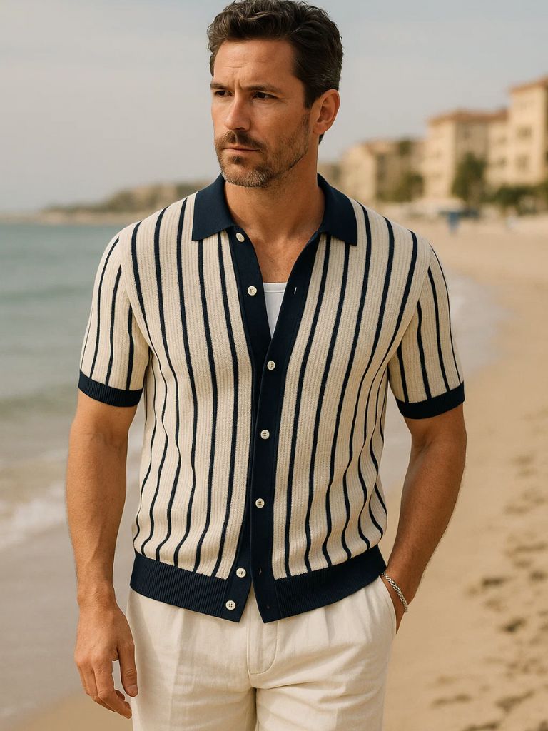 Atlantic Frame Knit Polo – Covent & Co