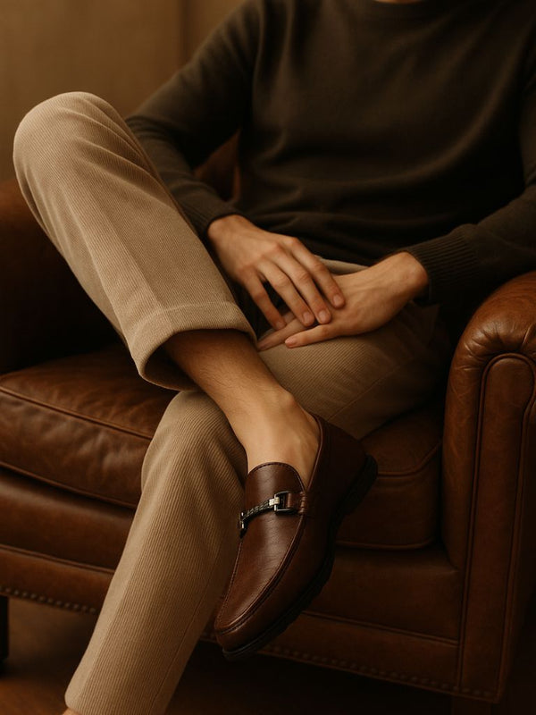 Belgravia Leather Loafers - Covent & Co