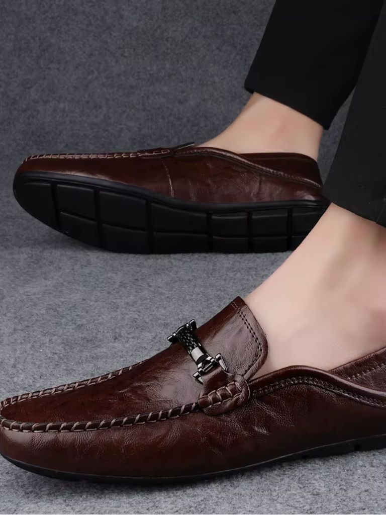 Belgravia Leather Loafers - Covent & Co
