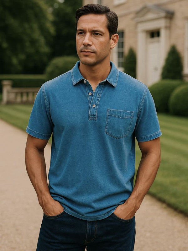 Bethlehem Blues Polo Shirt – Covent & Co