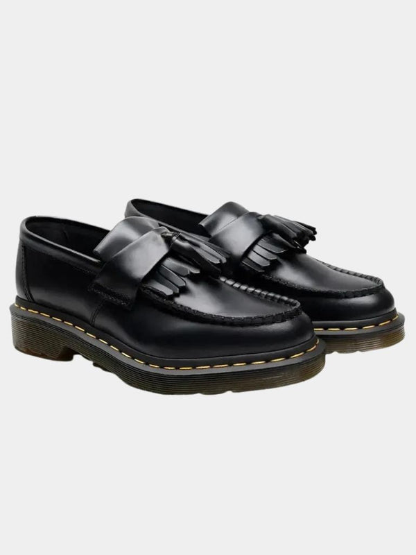 Black Leather Loafers - Covent & Co