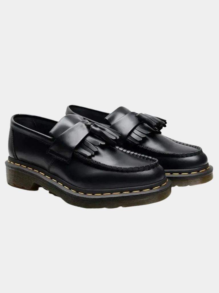 Black Leather Loafers - Covent & Co