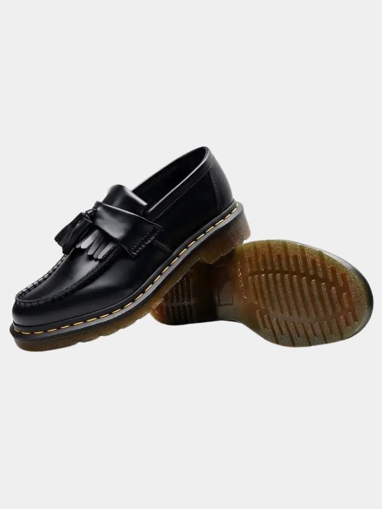 Black Leather Loafers - Covent & Co