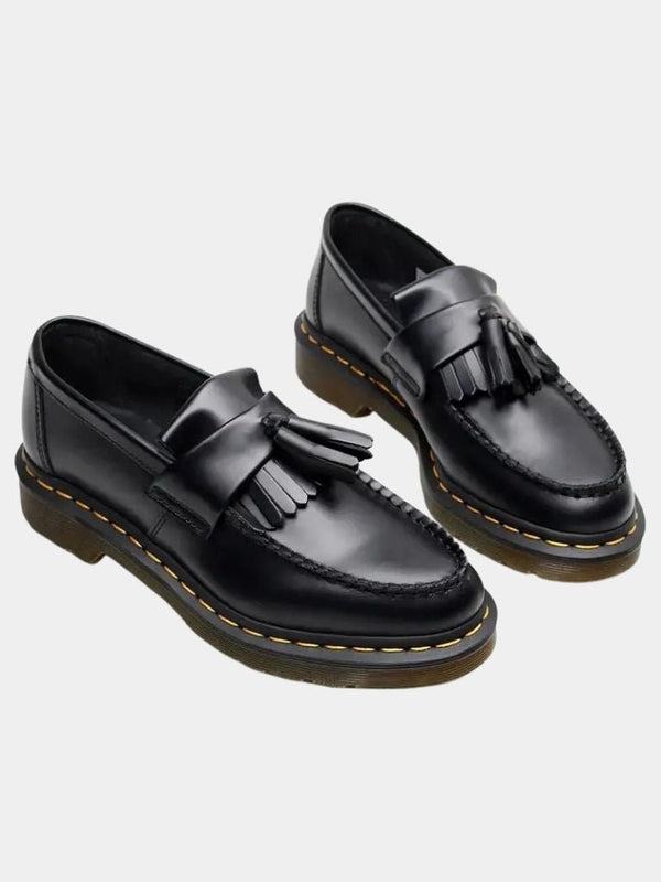 Black Leather Loafers - Covent & Co
