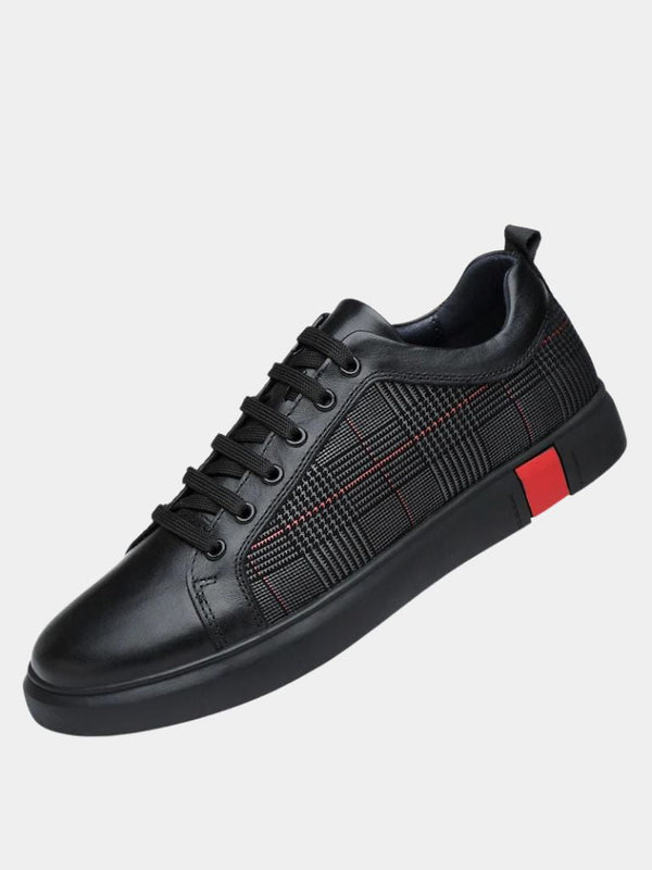 Blackgrid Leather Loafers – Covent & Co
