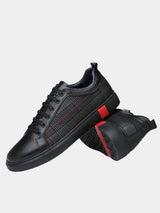 Blackgrid Leather Loafers – Covent & Co