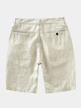 Bleu Horizon Linen Shorts - Covent & Co