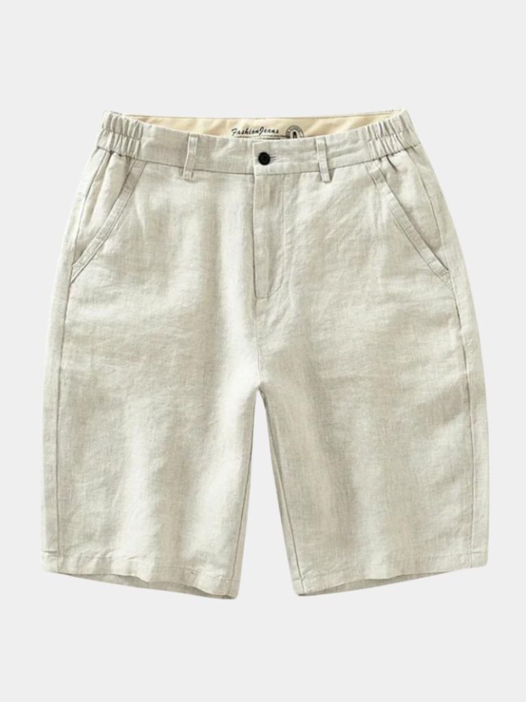 Bleu Horizon Linen Shorts - Covent & Co