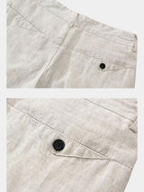 Bleu Horizon Linen Shorts - Covent & Co