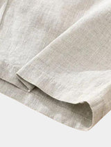 Bleu Horizon Linen Shorts - Covent & Co