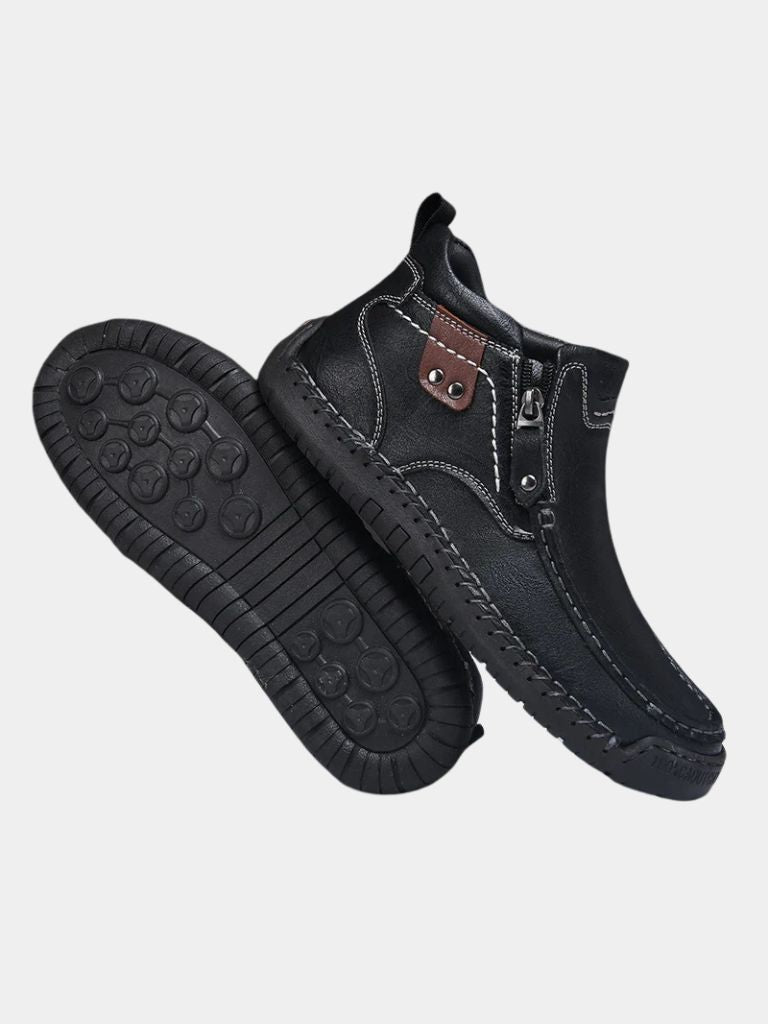 Brave Leather Boots - Covent & Co