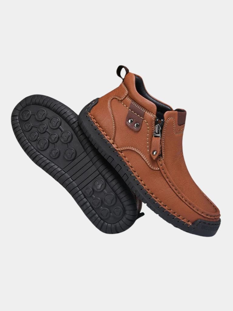 Brave Leather Boots - Covent & Co