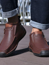 Brave Leather Boots - Covent & Co
