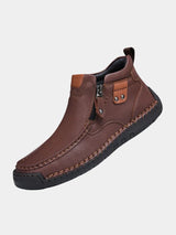 Brave Leather Boots - Covent & Co
