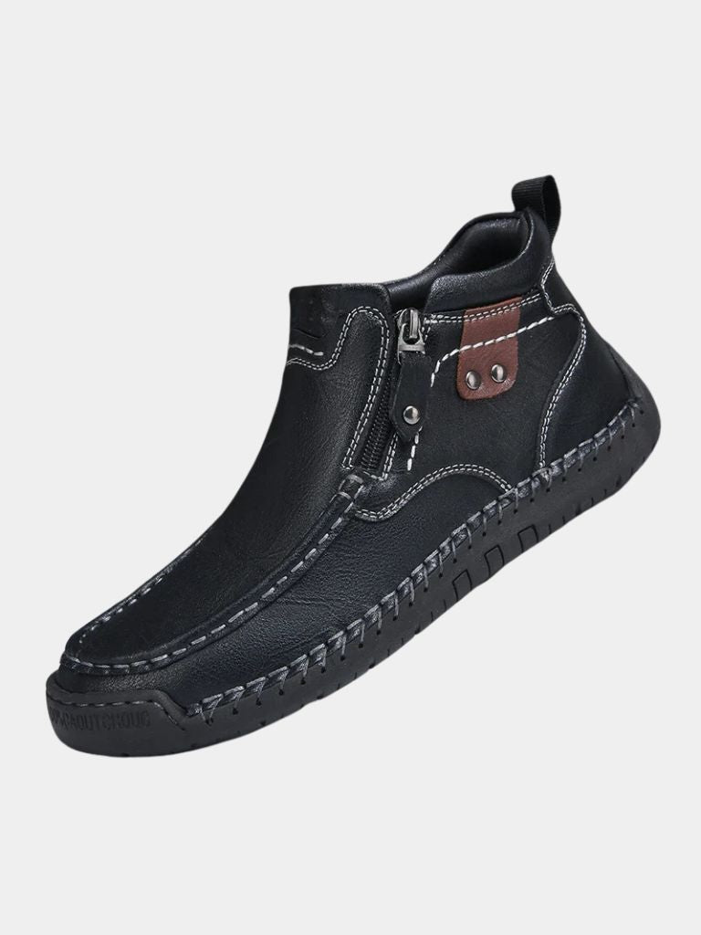 Brave Leather Boots - Covent & Co