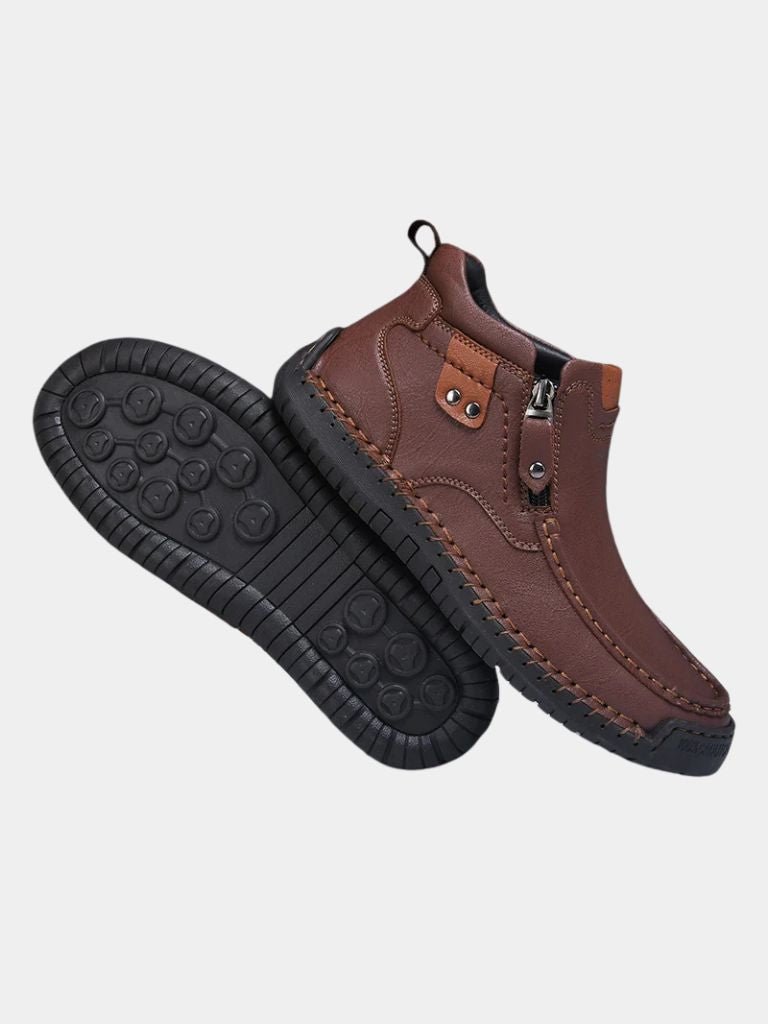 Brave Leather Boots - Covent & Co