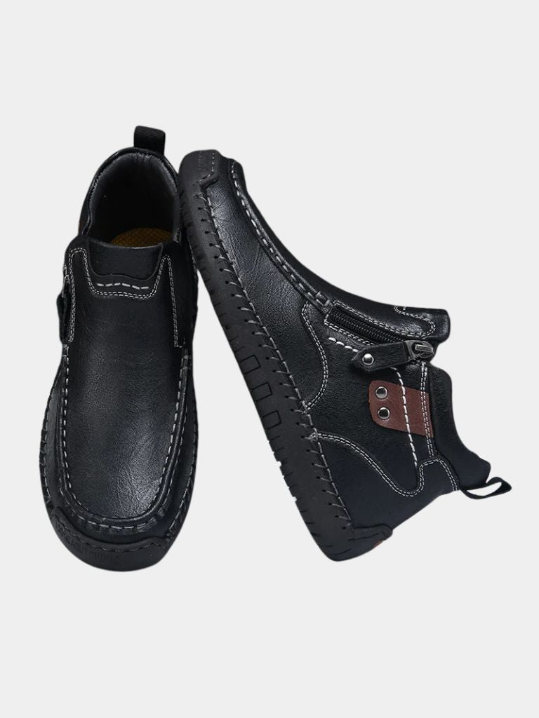 Brave Leather Boots - Covent & Co