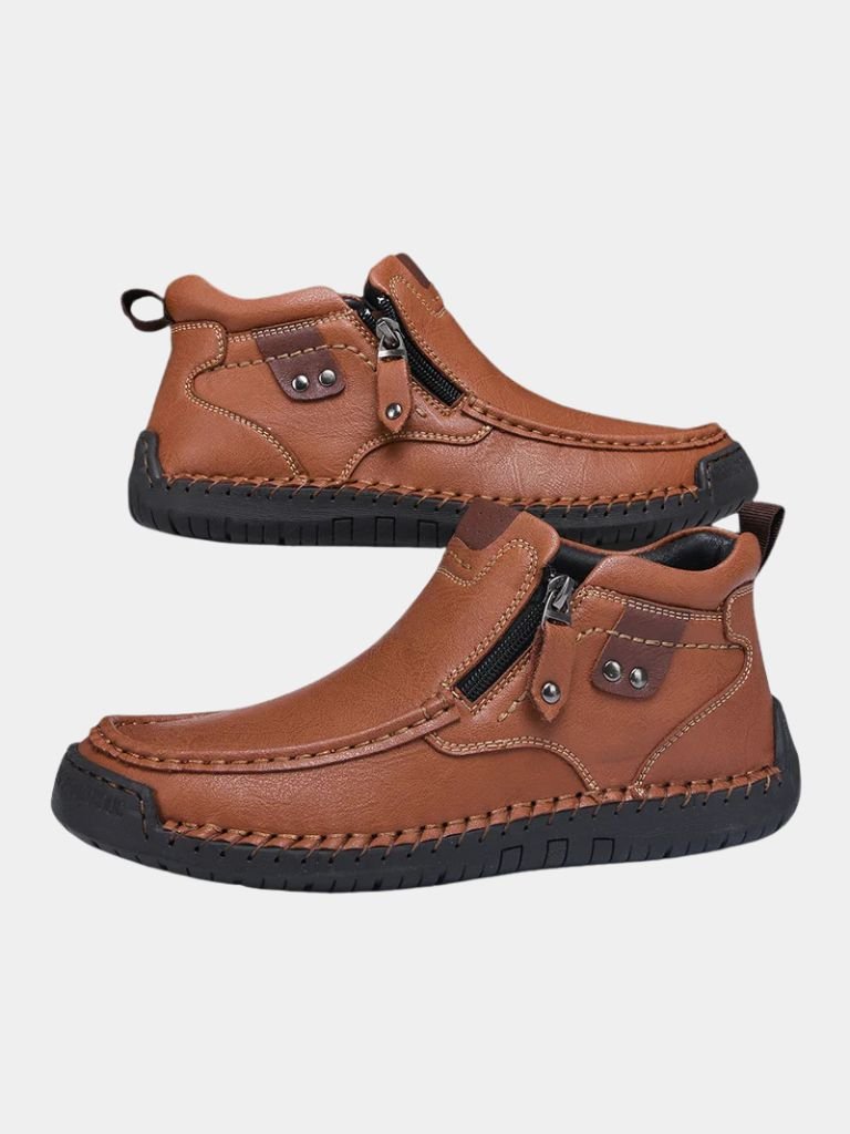 Brave Leather Boots - Covent & Co