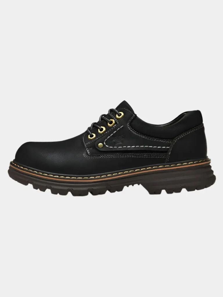 British Leather Elegant Oxford Shoes - Covent & Co