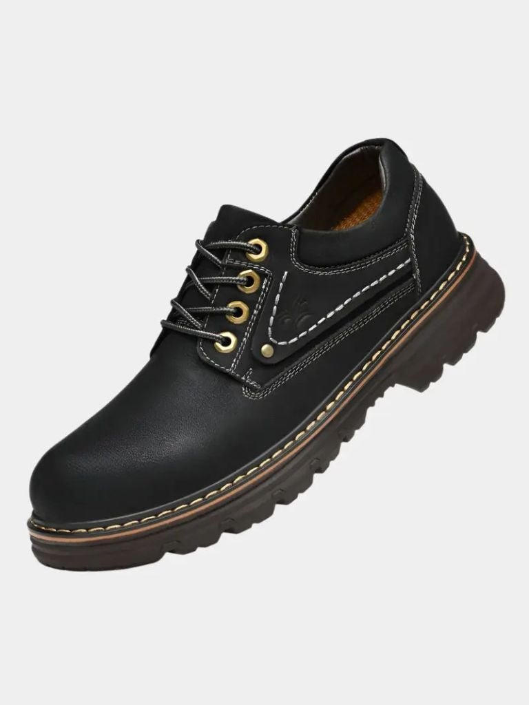 British Leather Elegant Oxford Shoes - Covent & Co