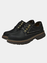 British Leather Elegant Oxford Shoes - Covent & Co