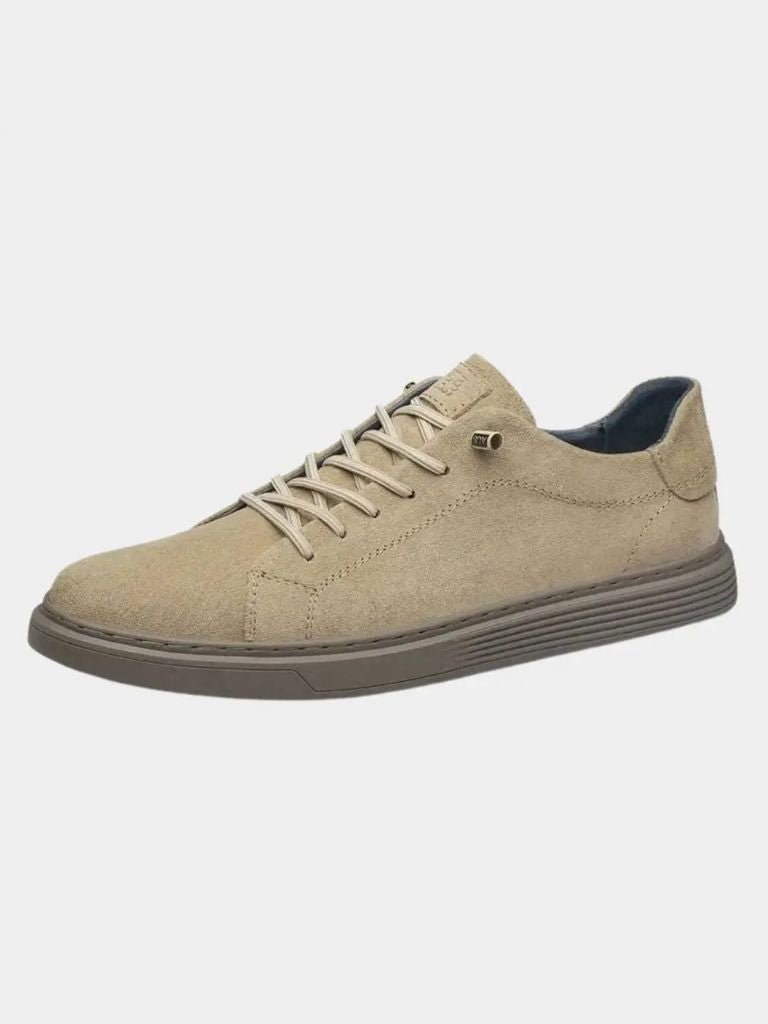 Brown Suede Leather Shoes - Covent & Co