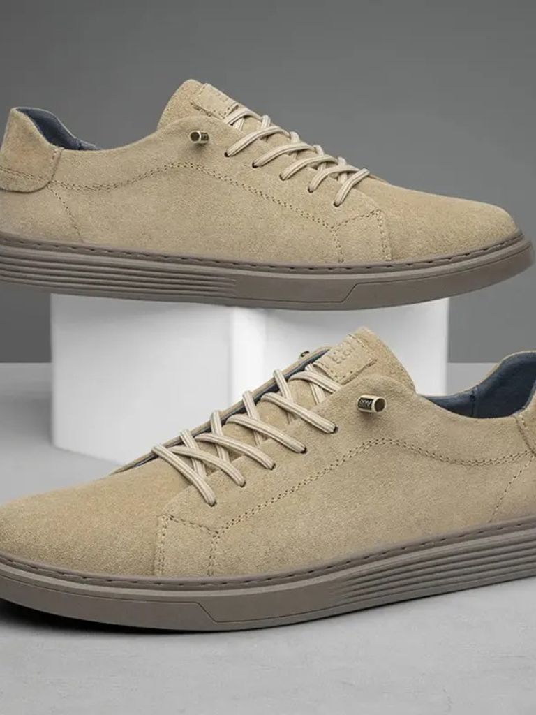 Brown Suede Leather Shoes - Covent & Co