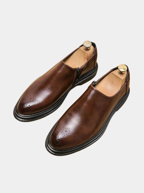 Brun Prestige Leather Loafers - Covent & Co