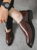 Brun Prestige Leather Loafers - Covent & Co