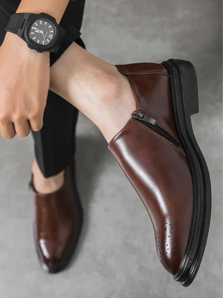 Brun Prestige Leather Loafers - Covent & Co