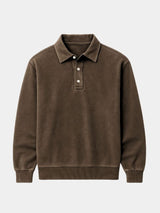 Canyon Mist Long Sleeve Polo Shirt – Covent & Co