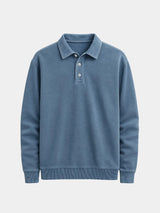 Canyon Mist Long Sleeve Polo Shirt – Covent & Co