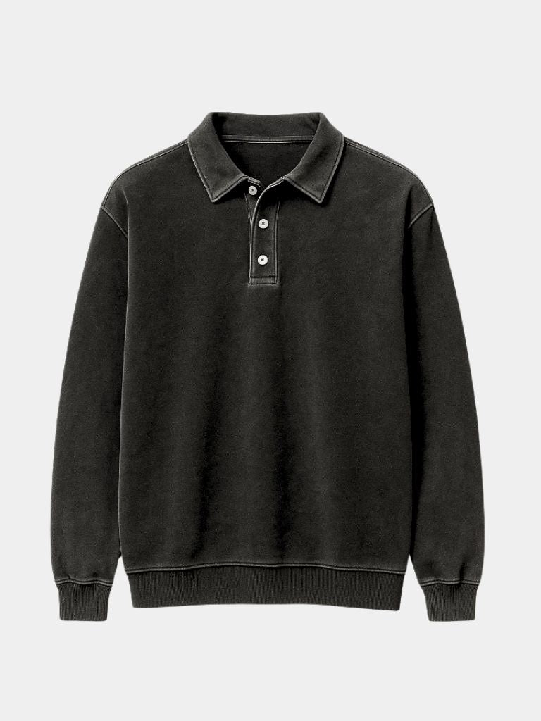 Canyon Mist Long Sleeve Polo Shirt – Covent & Co