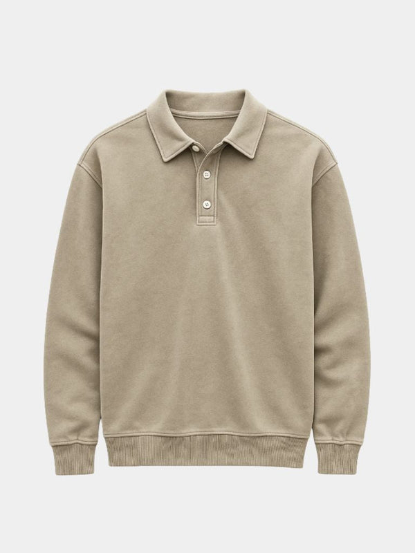 Canyon Mist Long Sleeve Polo Shirt – Covent & Co