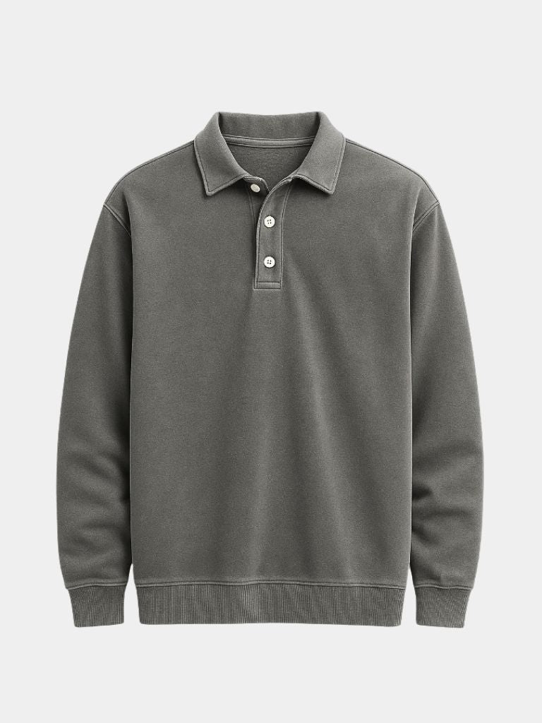 Canyon Mist Long Sleeve Polo Shirt – Covent & Co