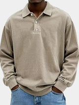 Canyon Mist Long Sleeve Polo Shirt – Covent & Co