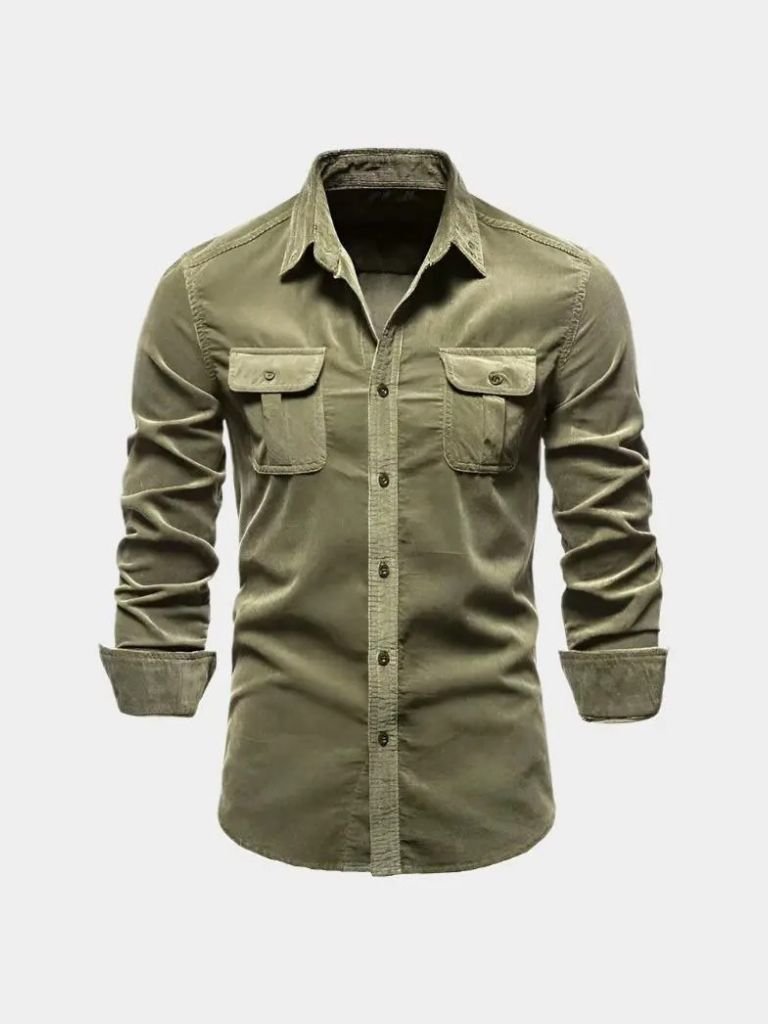 Casual Business Corduroy Shirt - Covent & Co