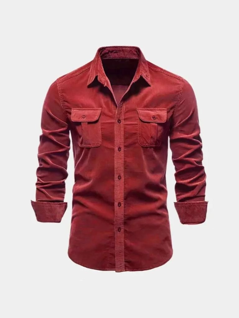 Casual Business Corduroy Shirt - Covent & Co