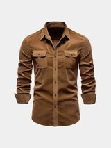Casual Business Corduroy Shirt - Covent & Co