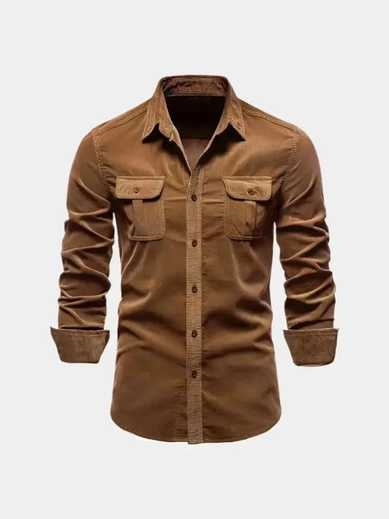 Casual Business Corduroy Shirt - Covent & Co
