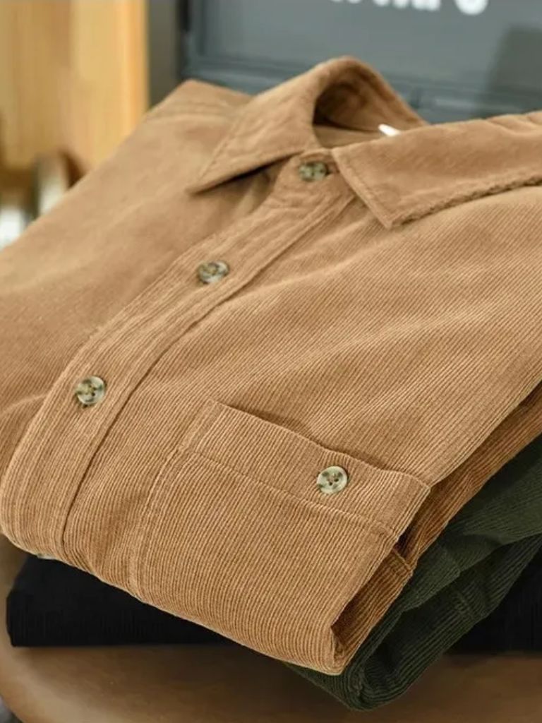 Casual Corduroy Shirt - Covent & Co
