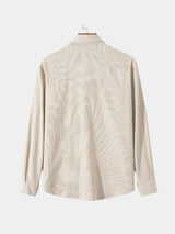 Casual Solid Corduroy Shirt - Covent & Co